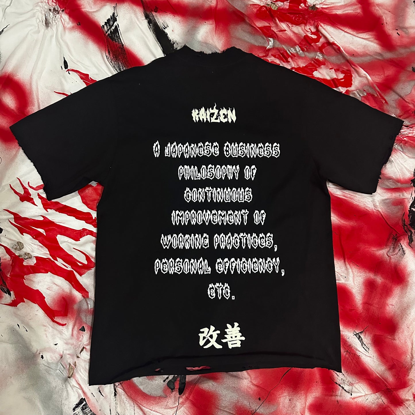Glow in the Dark Kaizen Meaning Tee
